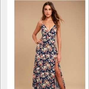 Lulus Floral maxi dress